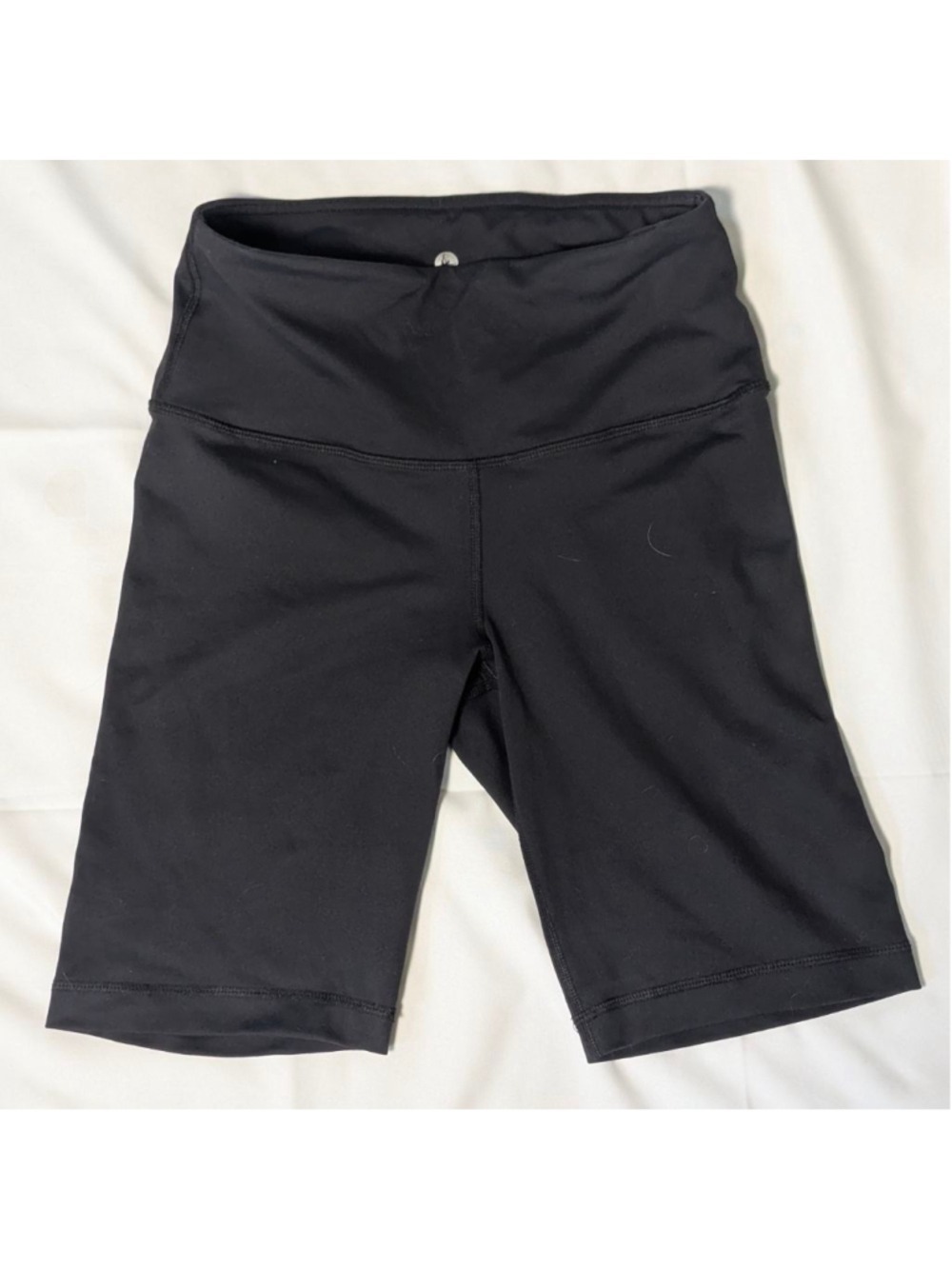 90 Degree by Reflex Black High Rise Biker Shorts Size Small